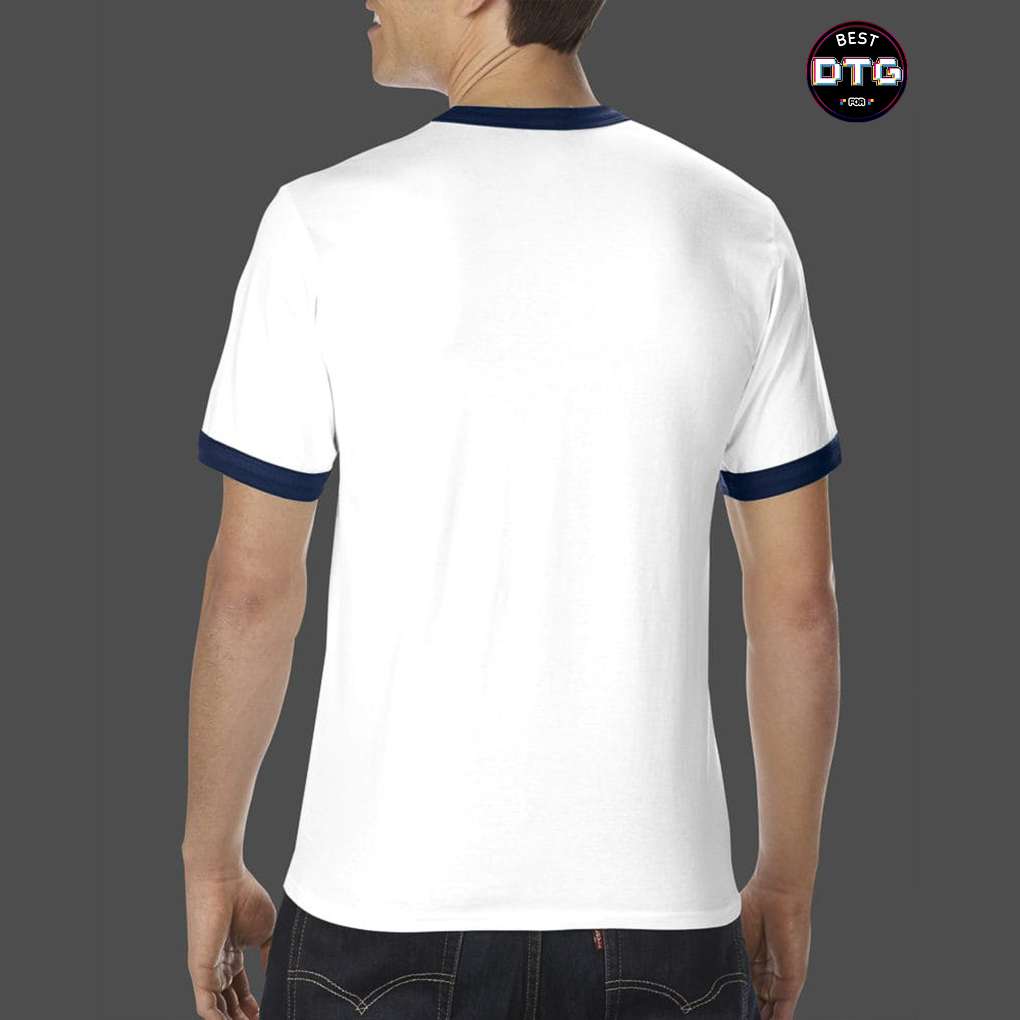 ■LUMEN■ Ringer short sleeve t-shirt 2183B199_700 Ringer Work T-shirt | Customisable Ringer T-shirt | United
