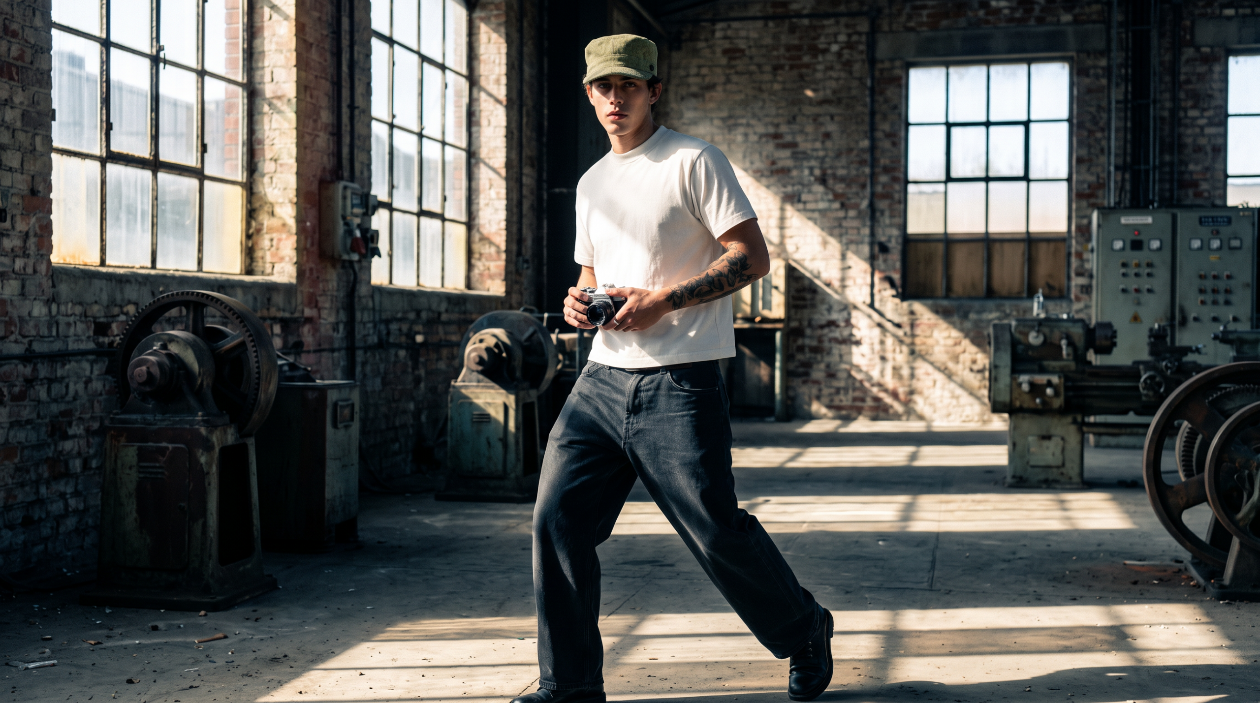 Boxy campaign — full body street shot